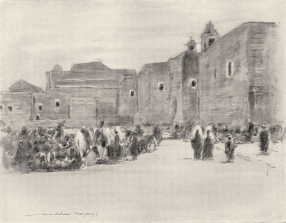 ISRAEL. Palestine. Bethlehem 1920 old antique vintage print picture